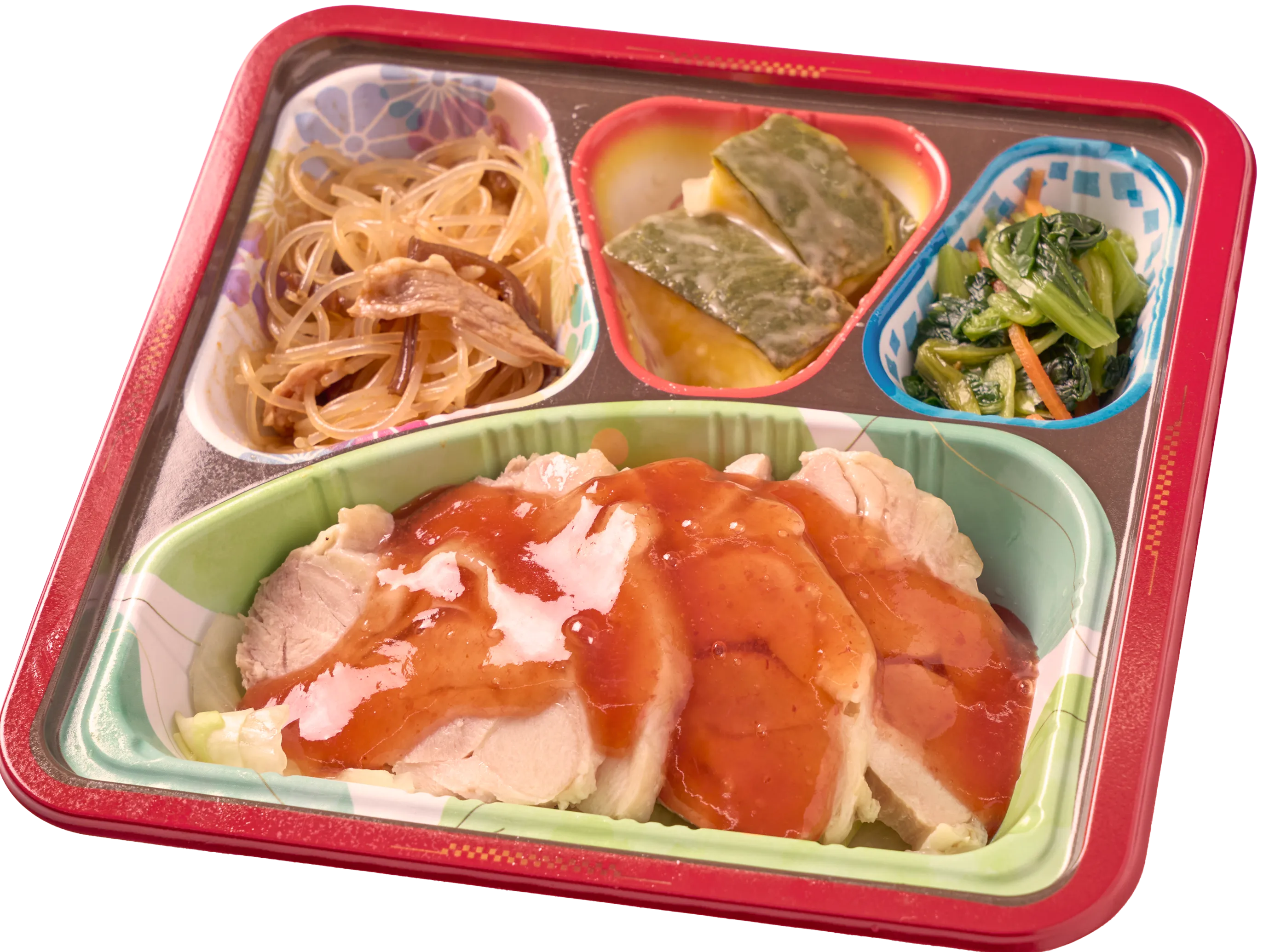 蒸し鶏の梅ソースかけ