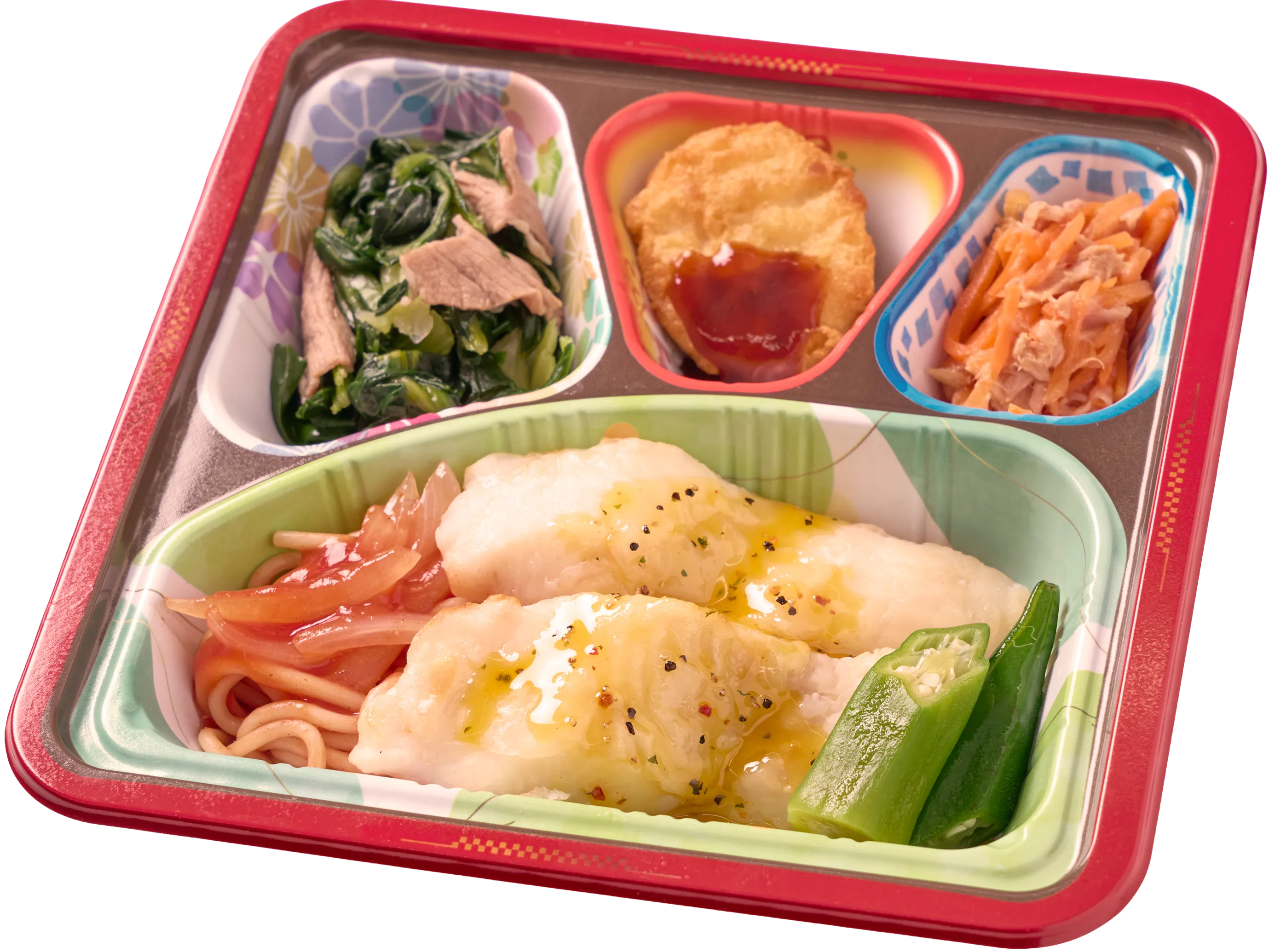 白身魚のレモンペッパーソース