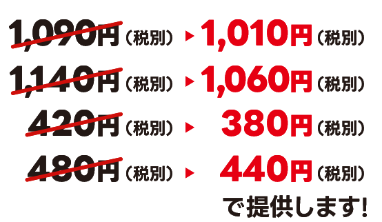 価格表
